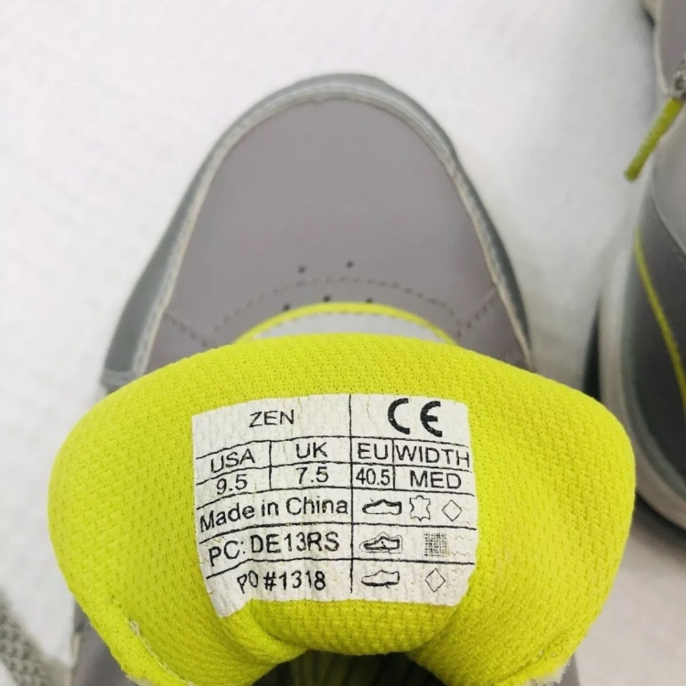 Vionic Zen Walking Running Silver Lime Sneakers G… - image 5